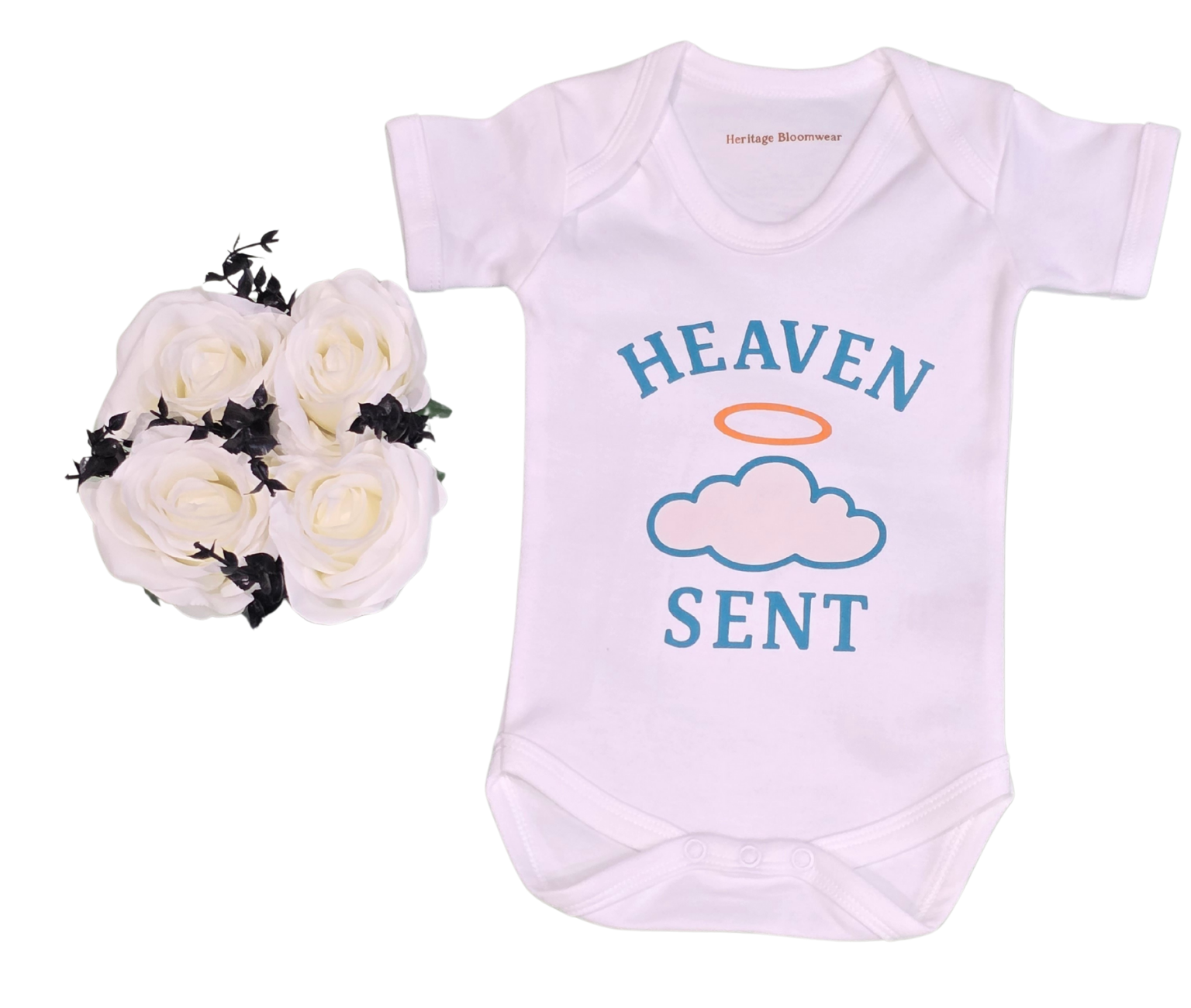 Heaven Sent Christian Family Set – Faith Inspired Baby and Me Outfit