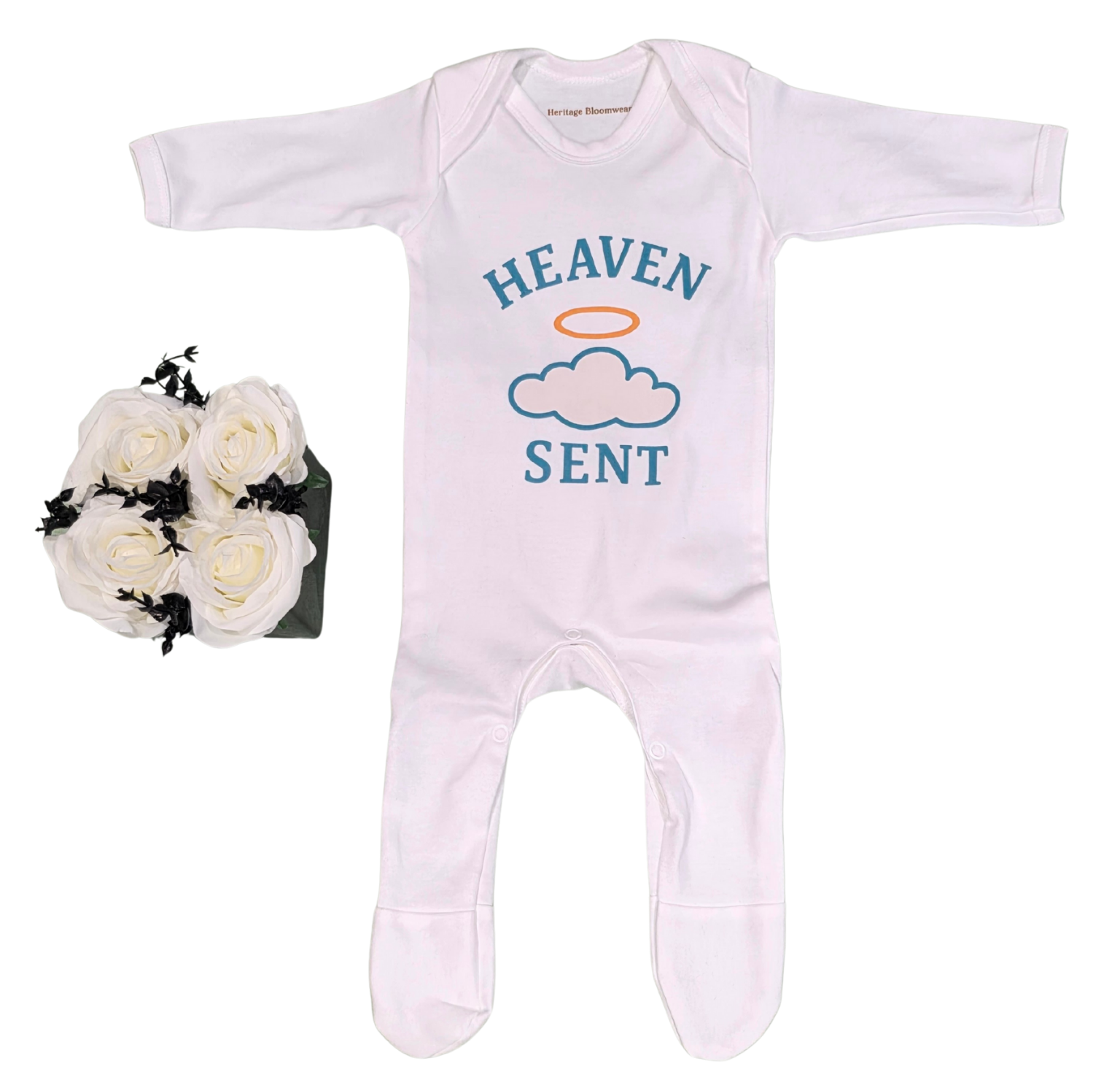 Heaven Sent Christian Family Set – Faith Inspired Baby and Me Outfit