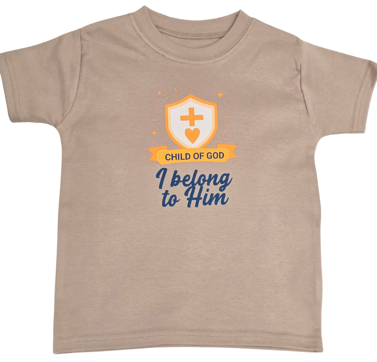 Child of God, I Belong to Him Christian Kids’ T-Shirt – Inspirational Faith Clothing