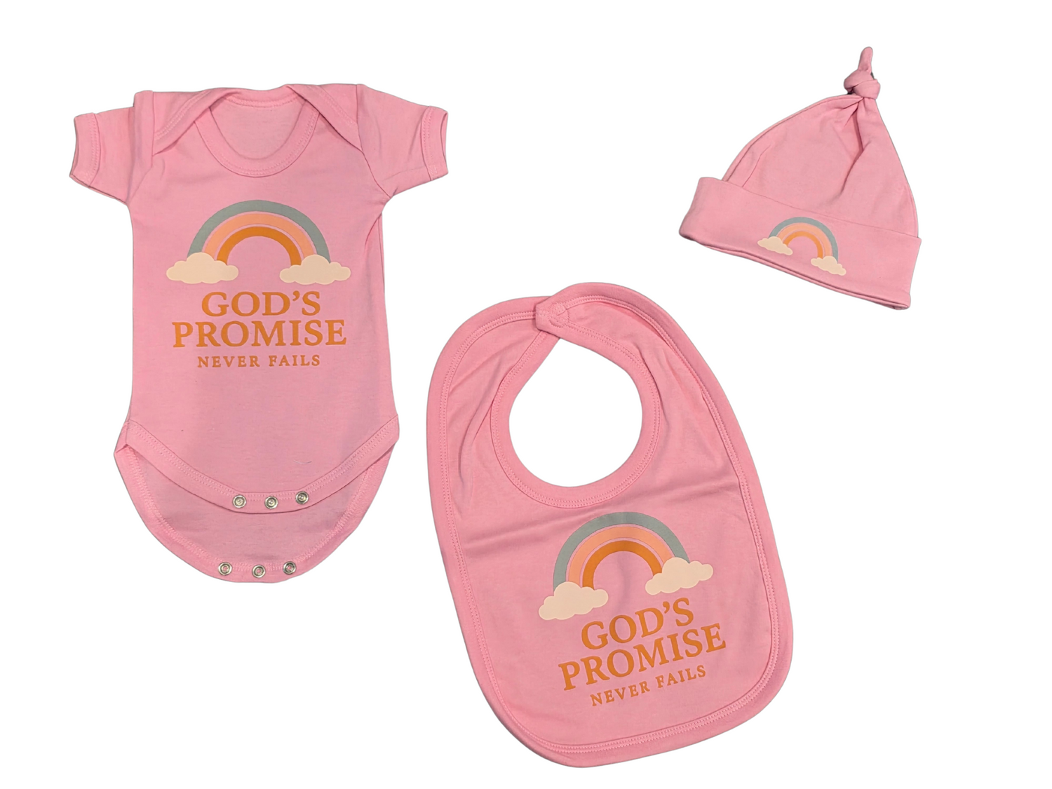 God’s Promise Christian Baby Gift Set – Faith Based Newborn Outfit
