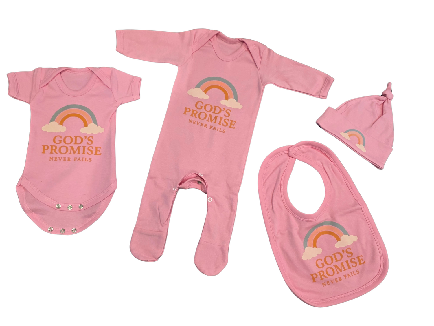 God’s Promise Christian Baby Gift Set – Faith Based Newborn Outfit