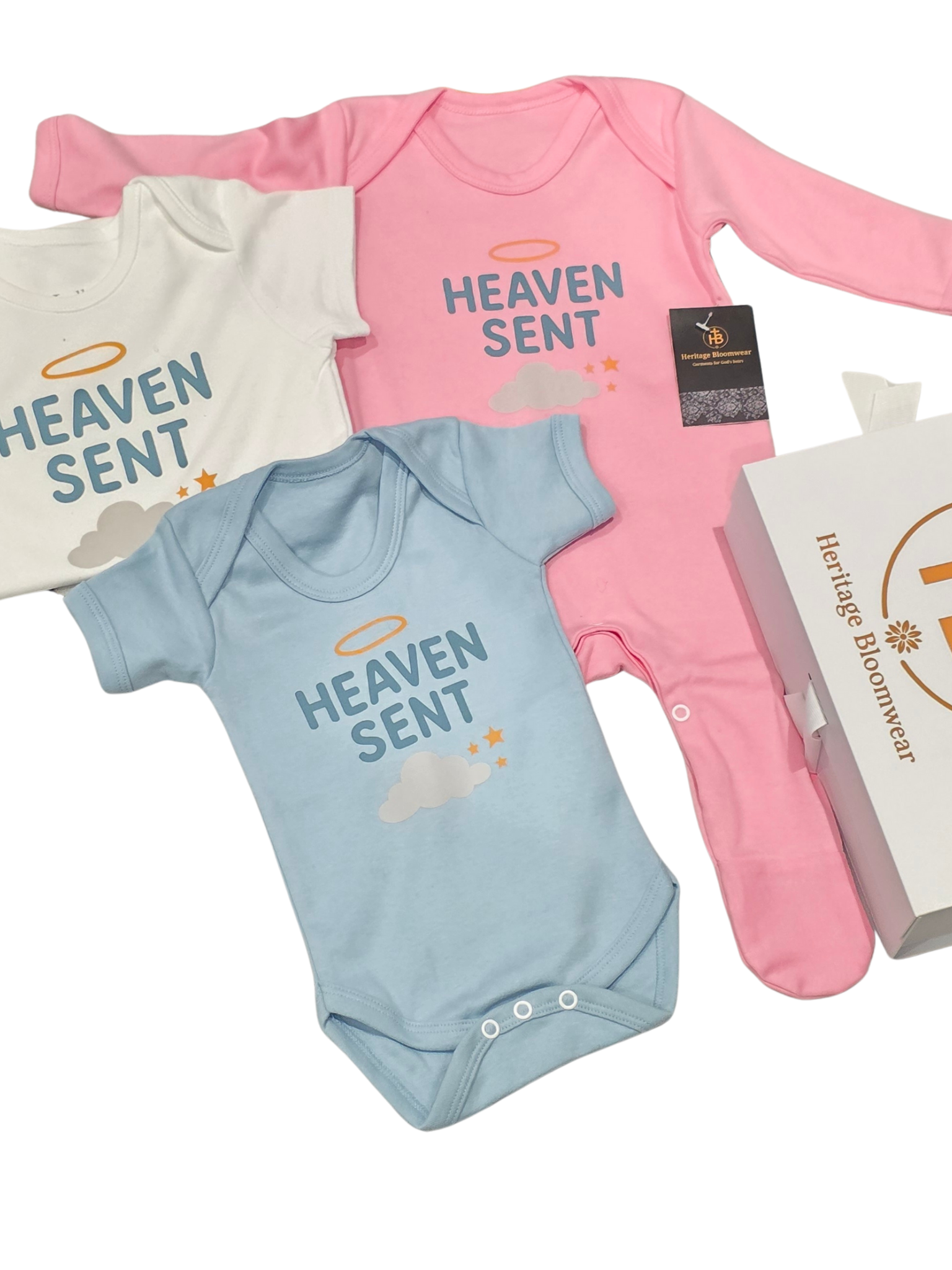 Heaven sent baby set