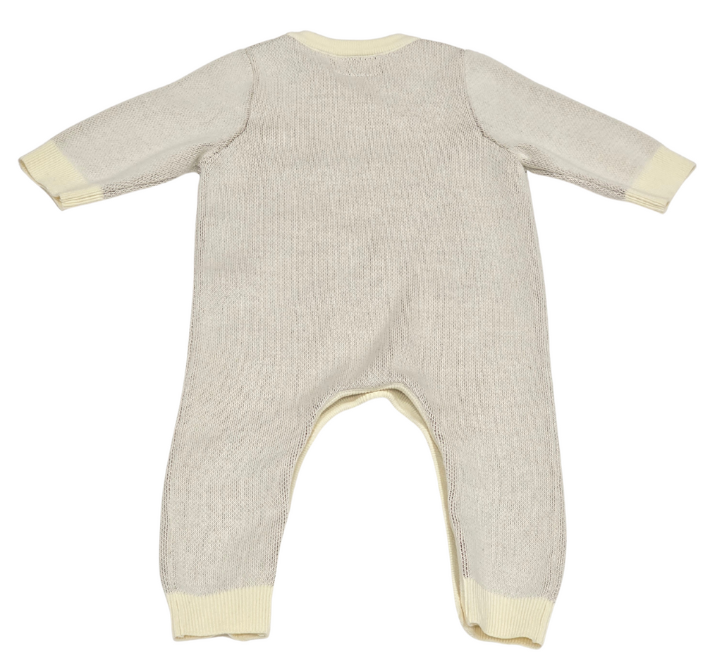Answered Prayer Knitted Baby Romper – Faith-Based Newborn Outfit (Two Colours)