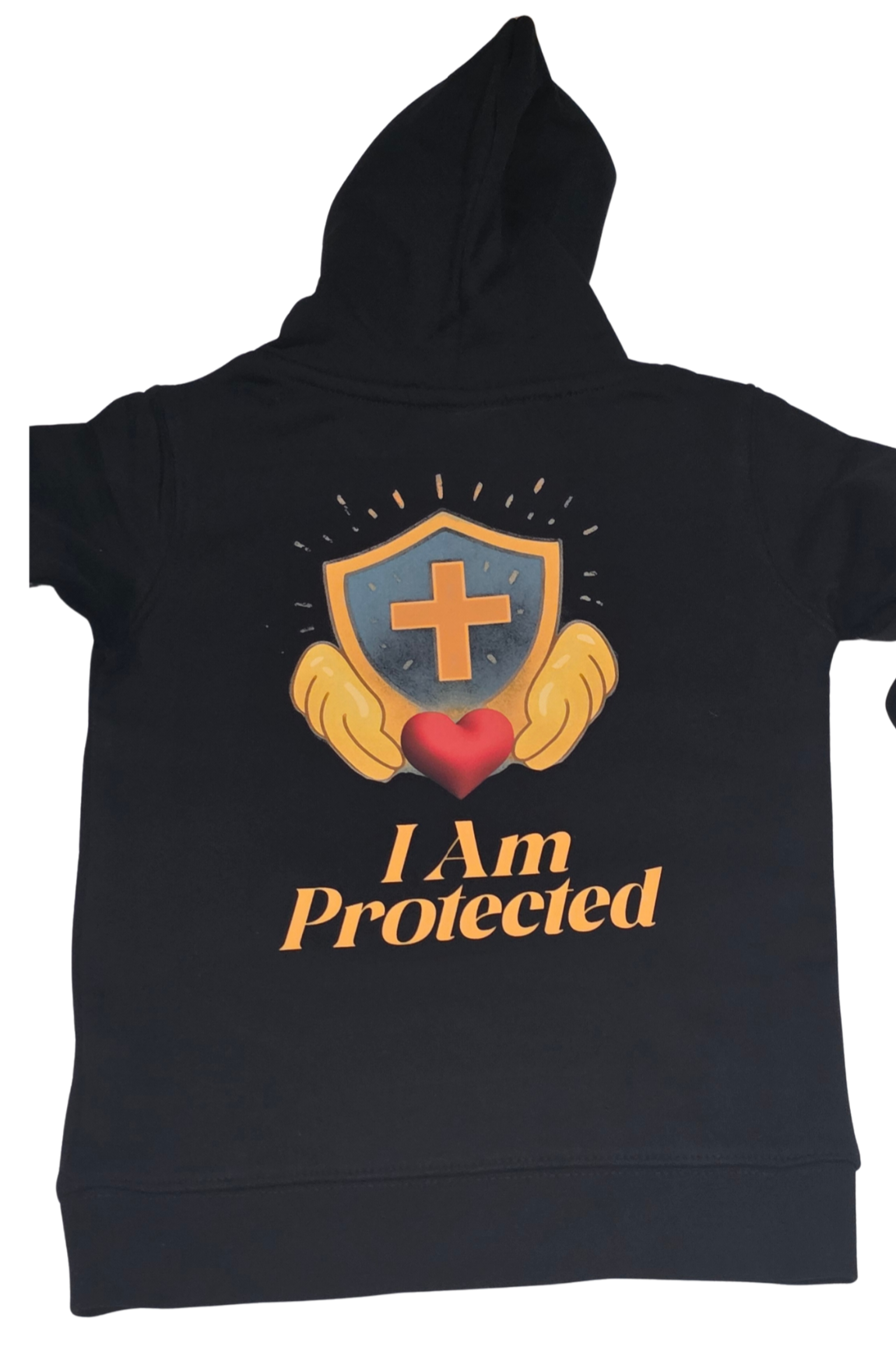 I Am Protected Christian Kids Hoodie – 100% Organic Cotton