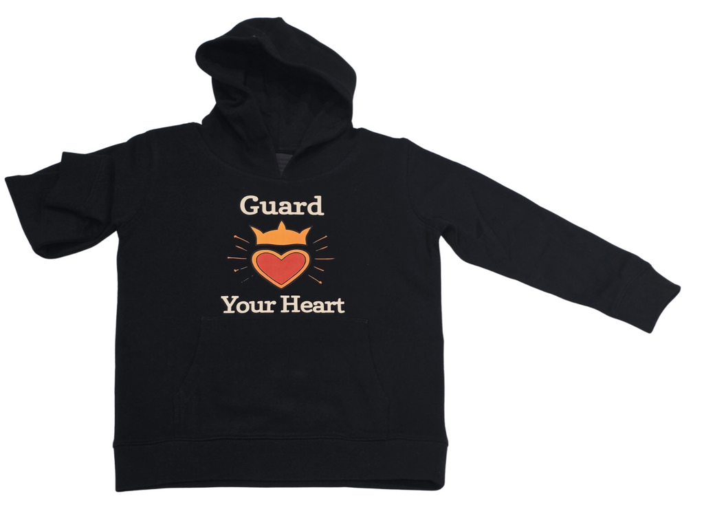 Guard Your Heart Christian Kids Hoodie – 100% Organic Cotton