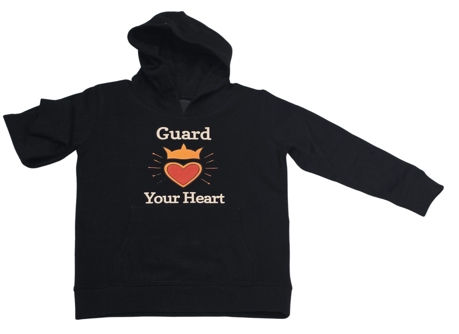 Guard Your Heart Christian Kids Hoodie – 100% Organic Cotton