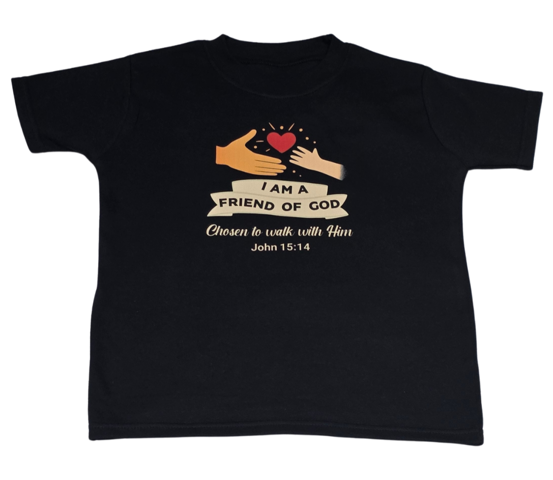 Friend of God Christian Kids T-Shirt – John 15:14 Faith-Based Children’s Tee