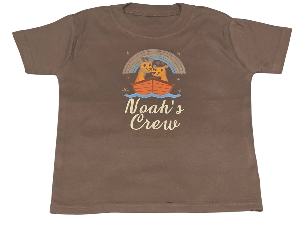 Noah’s Crew Christian Kids T-Shirt – Genesis 7:1 Faith-Based Children’s Tee