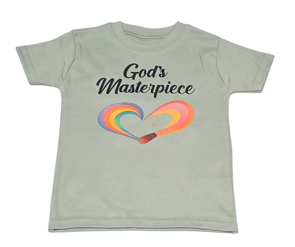 God’s Masterpiece Christian Family T-Shirt Set – Faith-Based Matching Family Outfits