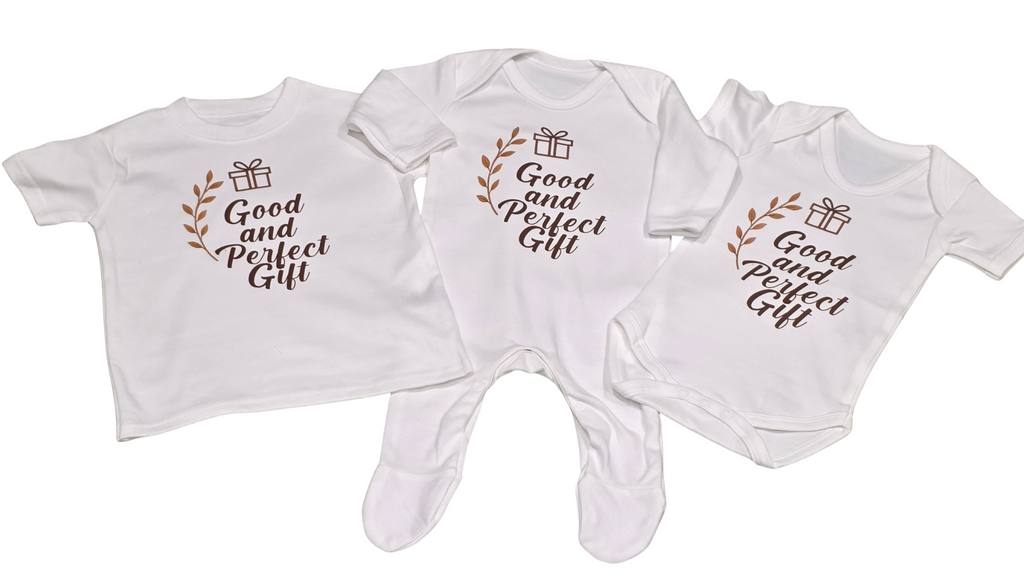 Good and Perfect Gift Christian Baby Clothing Set – Faith-Based Newborn Outfit
