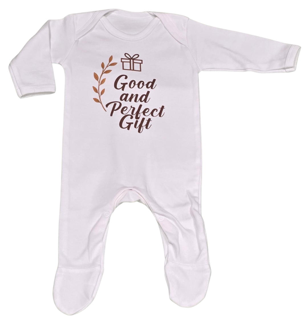 Good and Perfect Gift Christian Baby Clothing Set – Faith-Based Newborn Outfit
