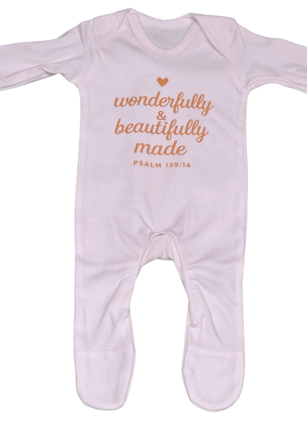 Wonderfully & Beautifully Made Christian Baby Gift Set - Faith Inspired Baby Outfit