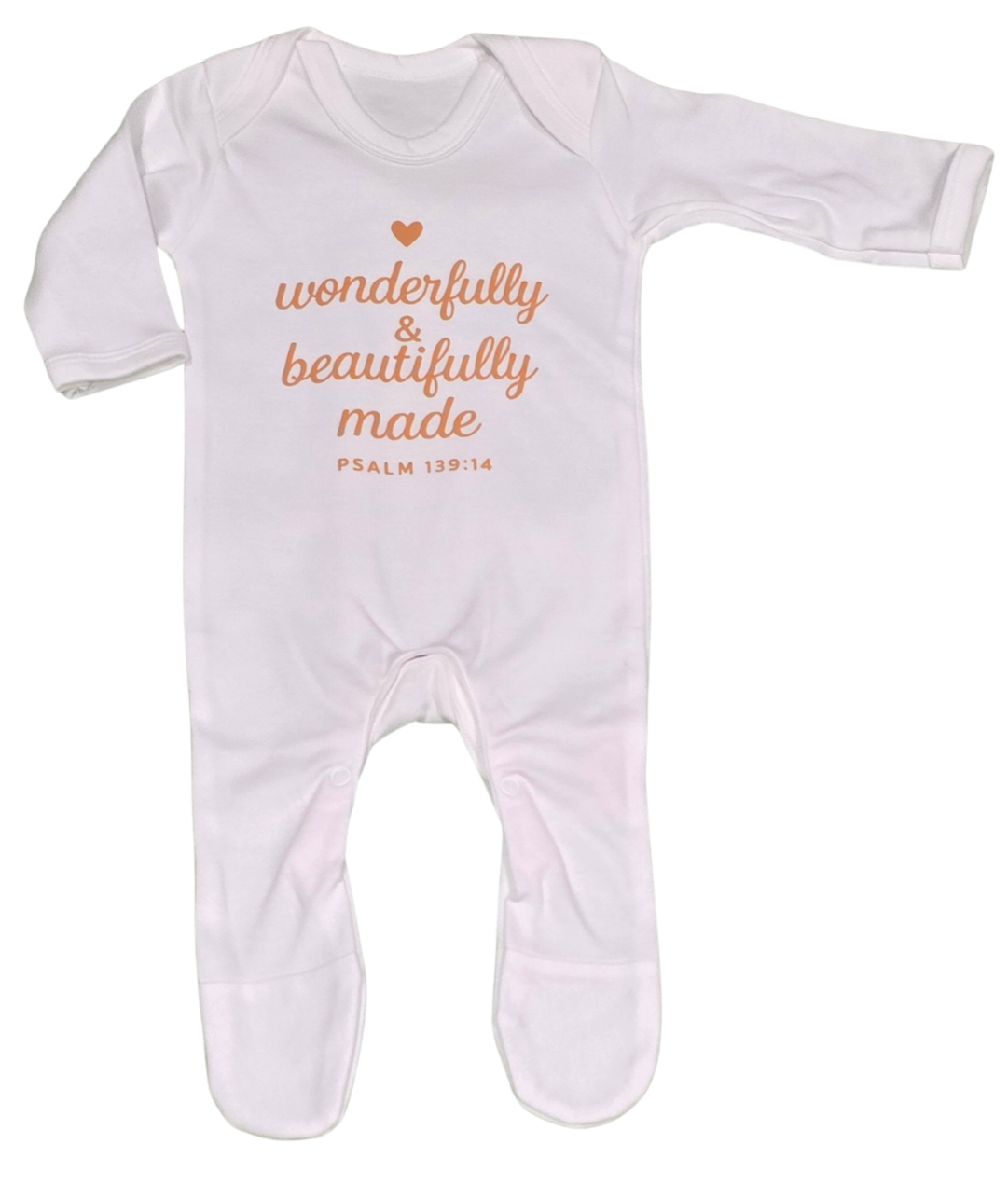 Wonderfully & Beautifully Made Christian Baby Gift Set - Faith Inspired Baby Outfit