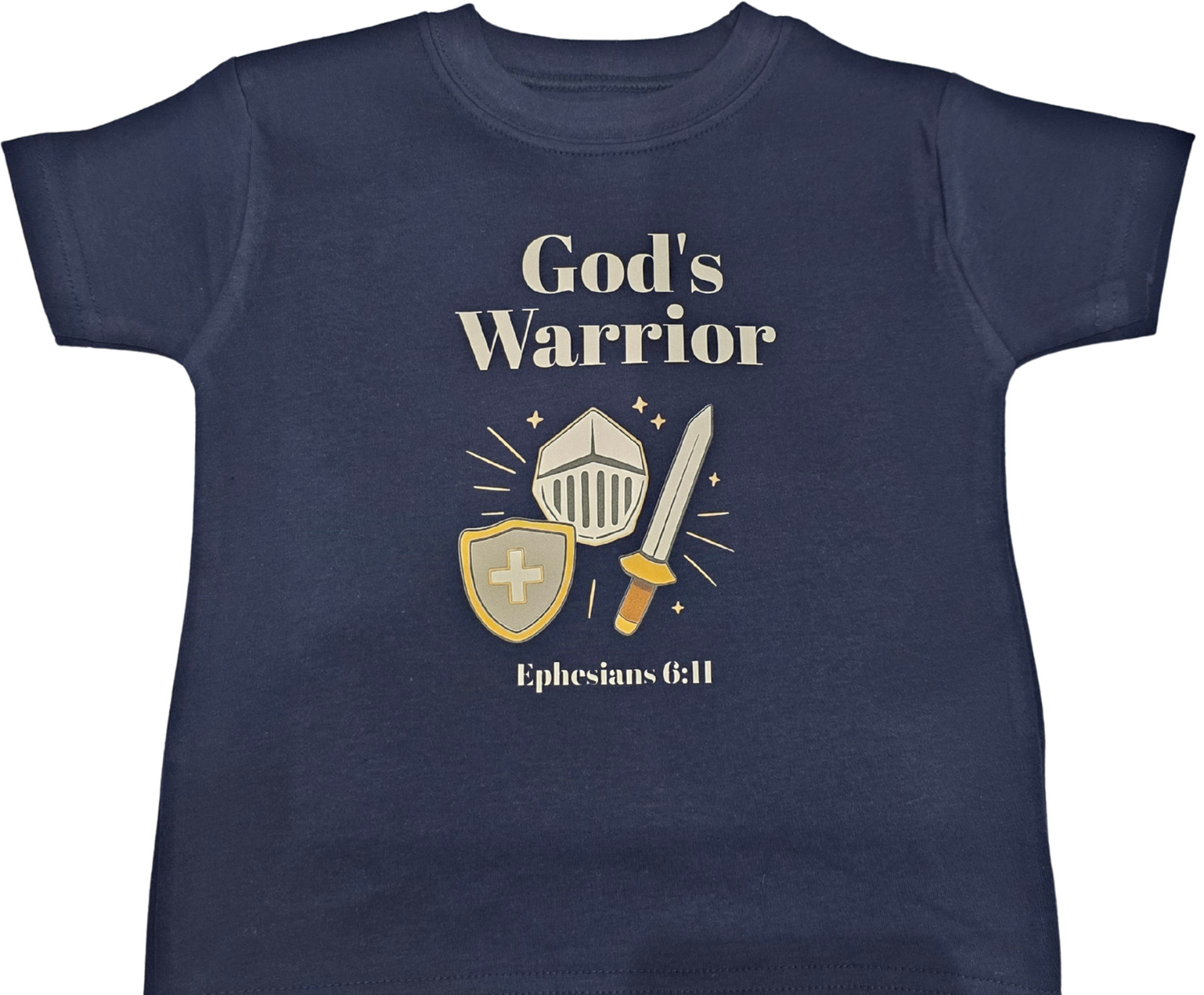 God’s Warrior Christian Kids’ T-Shirt – Faith Inspired Children’s Apparel