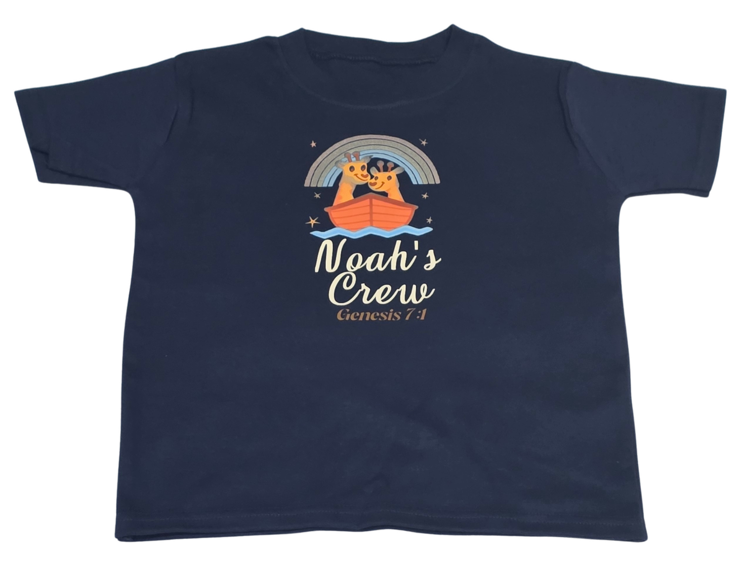 Noah’s Crew Christian Kids T-Shirt – Genesis 7:1 Faith-Based Children’s Tee