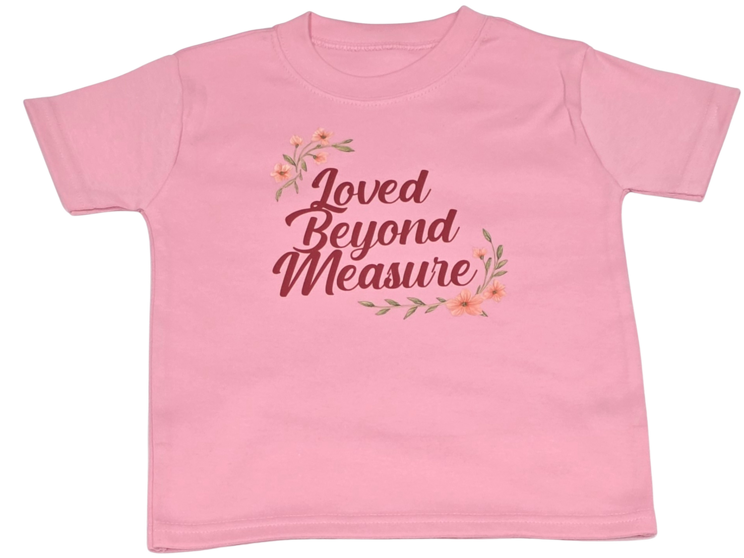 Loved Beyond Measure Christian Kids T-Shirt – Faith-Based Children’s Tee (Three Styles)