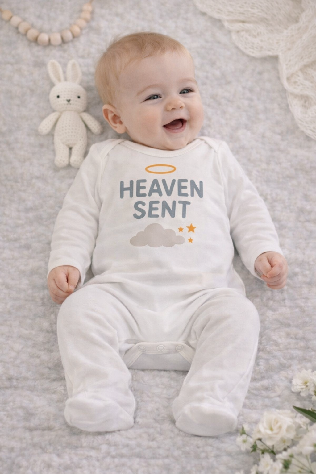 Heaven Sent Christian Baby Set – Faith Inspired baby Outfit