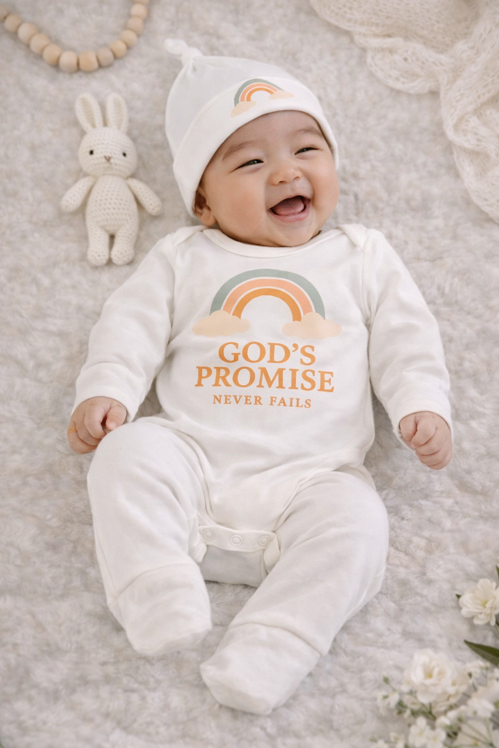 God’s Promise Christian Baby Gift Set – Faith Based Newborn Outfit