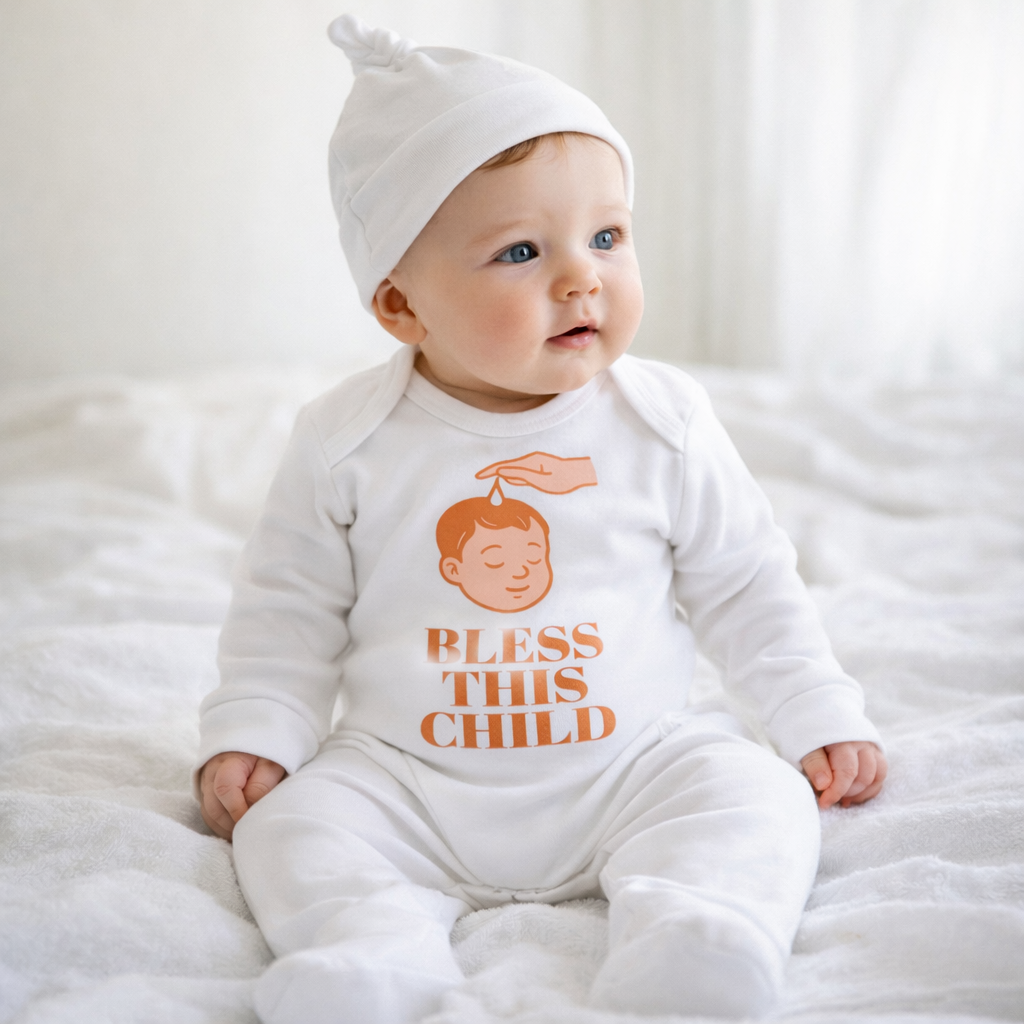Bless This Child 2-in-1 Set – Baptism/Dedication Outfit