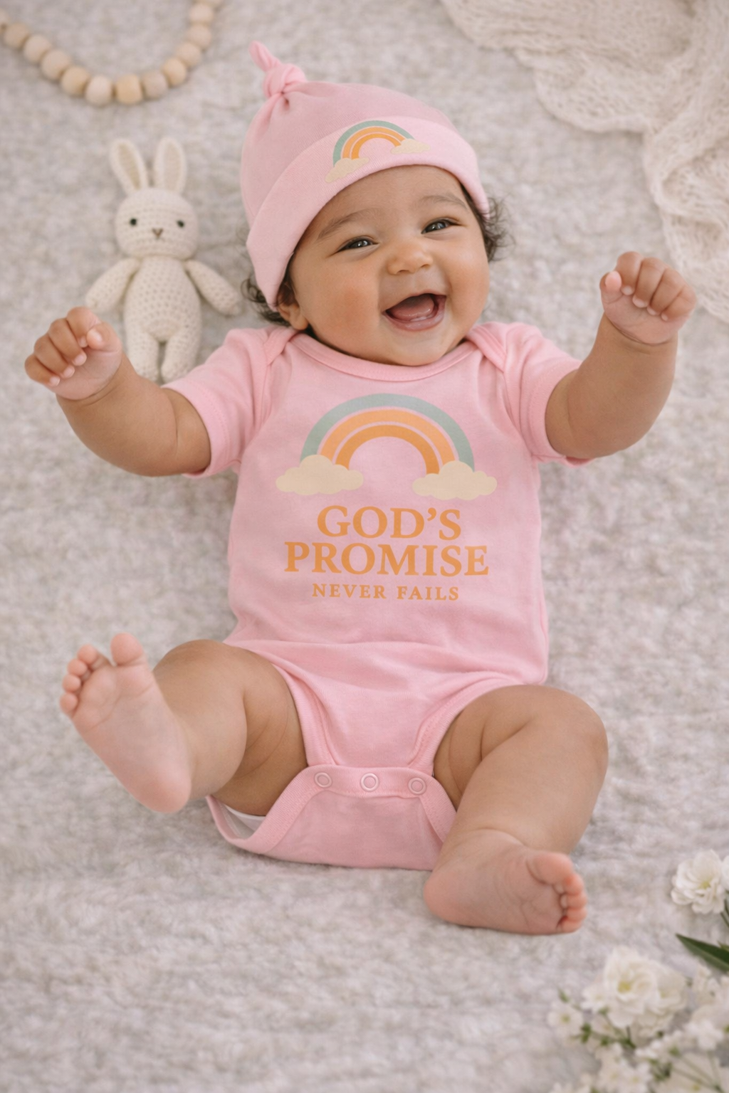 God’s Promise Christian Baby Gift Set – Faith Based Newborn Outfit