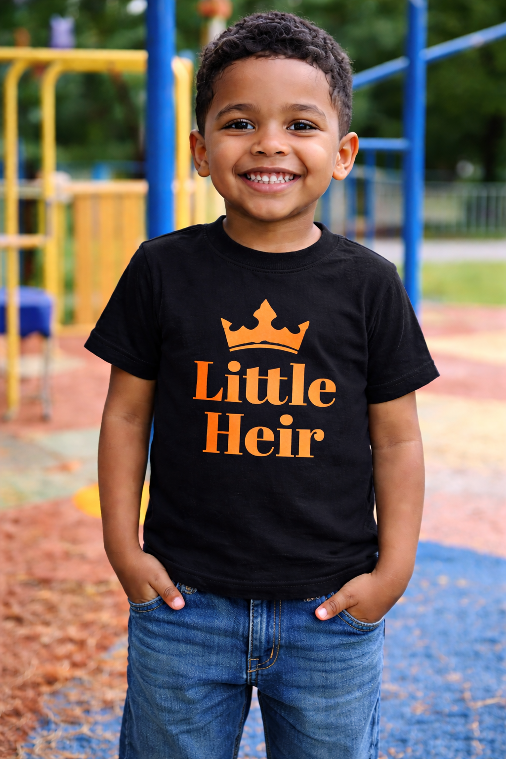 Little Heir Christian Kids’ T-Shirt – Faith Identity Children’s Clothing