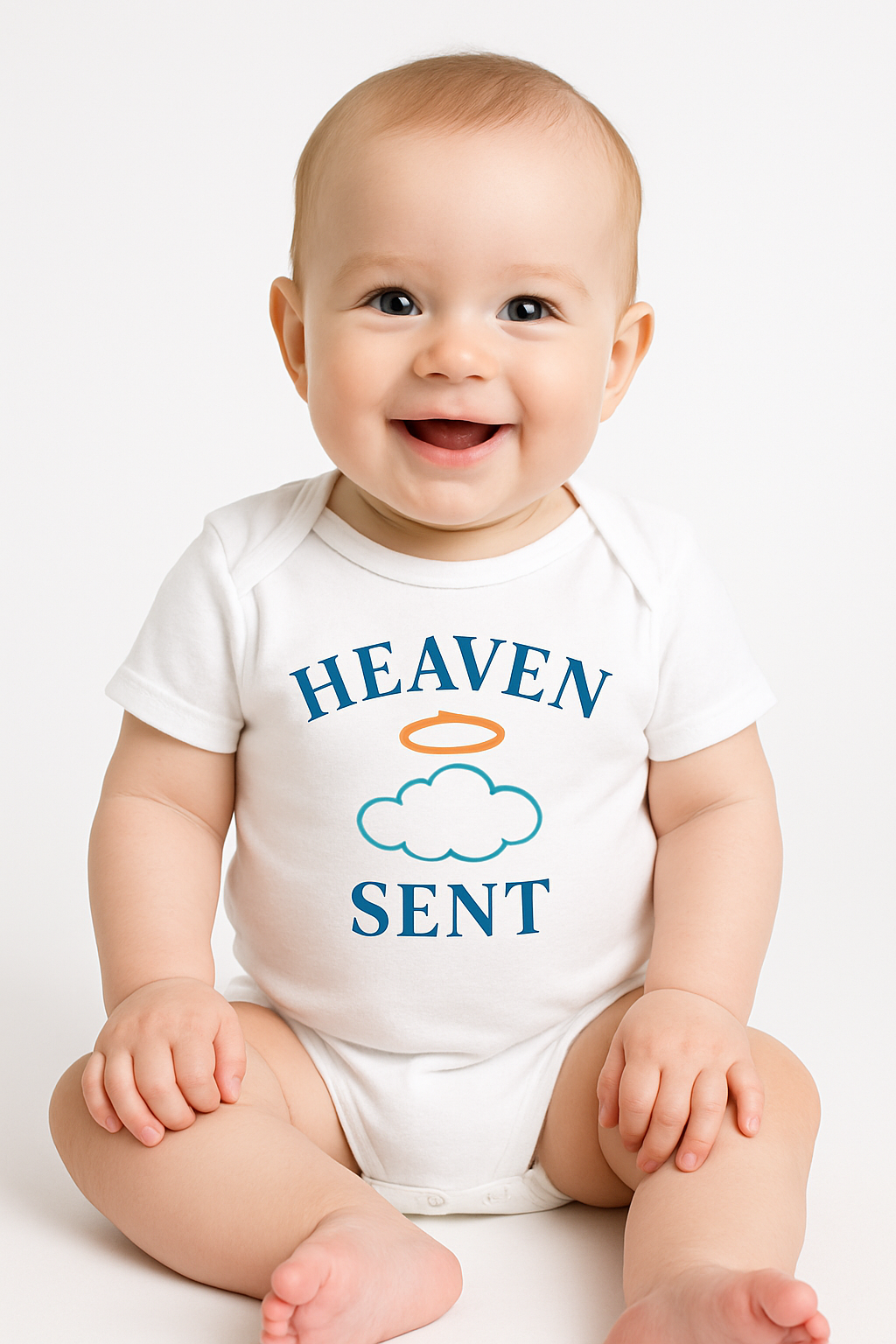 Heaven Sent Christian Family Set – Faith Inspired Baby and Me Outfit