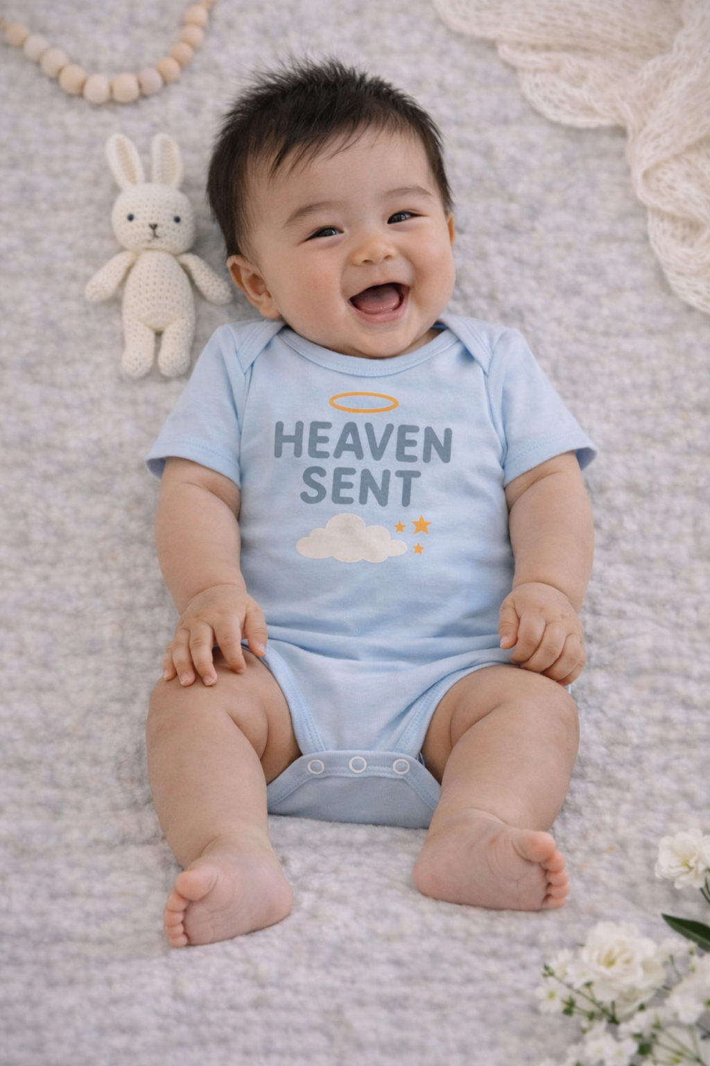 Heaven Sent Christian Baby Set – Faith Inspired baby Outfit