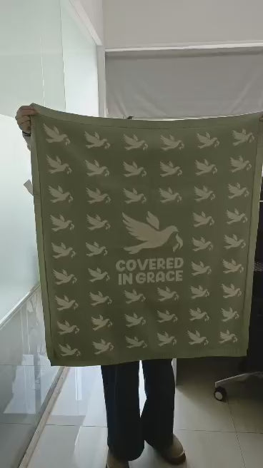 Covered in Grace Christian Baby 3-in-1 Set – Faith-Based Newborn Gift Set